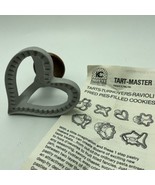 Kitchen Connection Tart Master Vintage 1987 Heart Pastry Maker Ravioli T... - $26.45 CAD