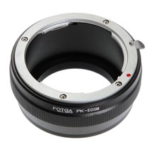 Lens Mount Adapter For Pentax K/Pk Mount Lens To Canon Eos M Ef-M M2 M3 M5 M6 M1 - £20.83 GBP
