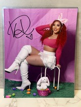 Kiah Dream Easter Bunny Signed Autograph 8x10 Wwe Wwf Tna Aew Nwa Wcw Roh - $19.34