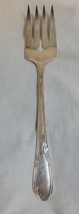 1881 Rogers~Oneida MEADOWBROOK Silverplate Medium Solid Cold Meat Serving Fork - £7.03 GBP