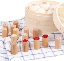 8Pcs/Set Cake Mold Wood Dessert Seal Stamp Traditional Chinese Moon DIY Cookie - $14.95