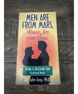 Men Are From Mars Women Are From Venus Giving And Receiving Love VHS - $21.58 CAD