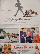 1948 Original Esquire Art Ad Advertisement Johnny Walker Blended Scotch Whiskey - £5.17 GBP