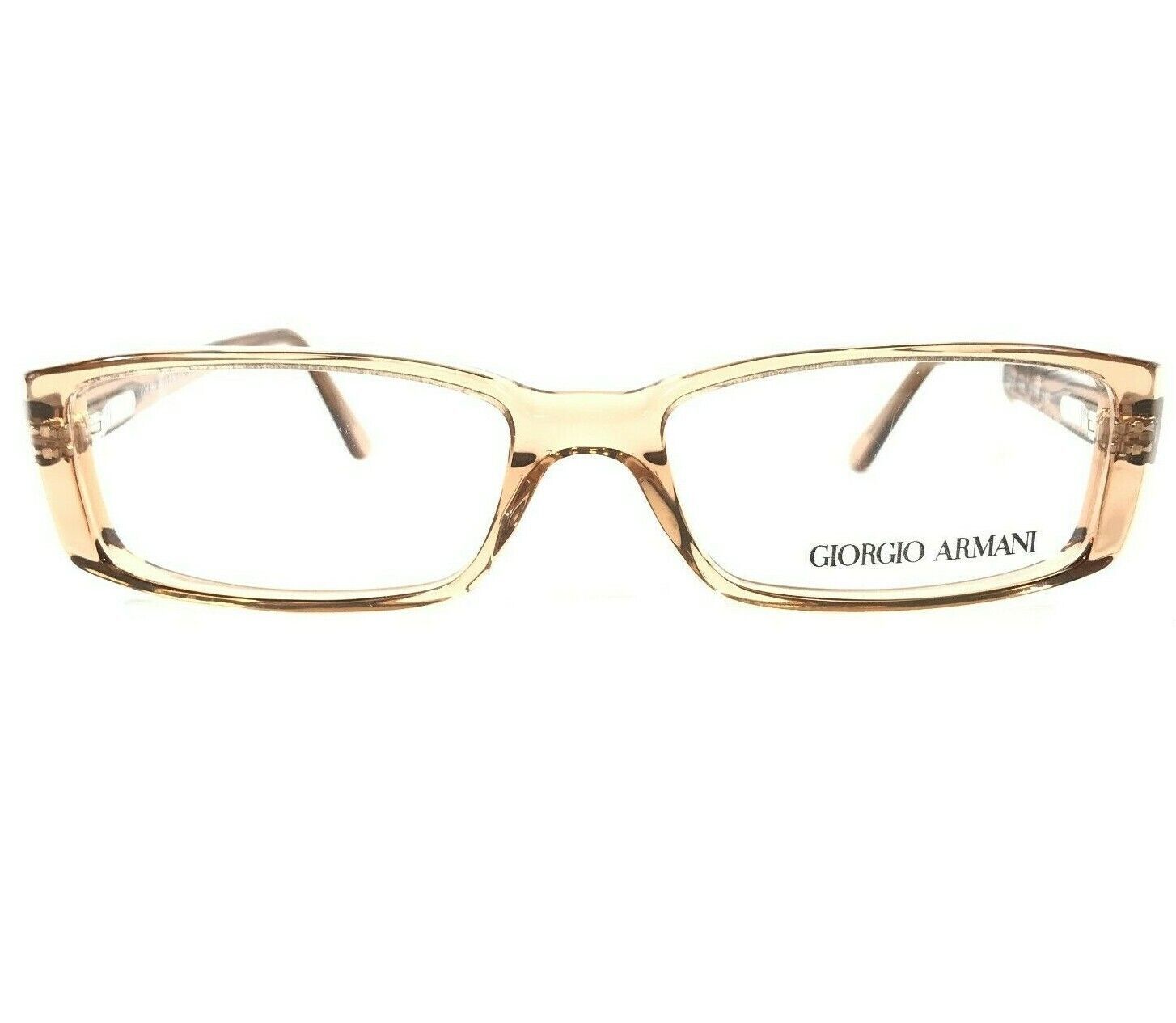 Giorgio Armani Eyeglasses Frames 2017 428 Clear Orange Rectangular 52-16-140 - $83.94