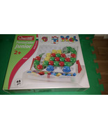 Quercetti Fantacolor Junior Mosaic Pegboard Set 16 Pattern Cards 48 New - $666.38 MXN
