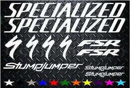 Specialized Stumpjumper Fsr Cycling Stickers Decals Bike Frame Fork Mtb Road* - £11.98 GBP