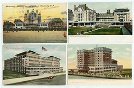 Atlantic City NJ Hotel Postcards Dennis Chalfonte Holmhurst Marlborough ... - £17.40 GBP