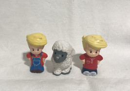 2012 Fisher Price Little People Farm Blonde Boy Farmer Eddie Overalls And More  - $6.85