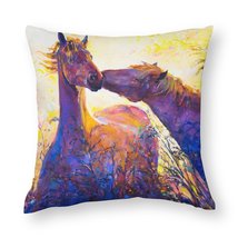 Mondxflaur Horse Decorative Pillow Case Covers for Couches Sofas Polyester - £8.78 GBP+