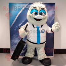 Ice Hockey Stick mascot costume character dressed with a Suit Jacket and Briefca - £1,001.79 GBP