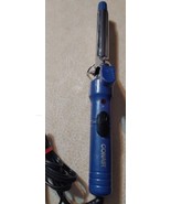 Conair Supreme 3/4&quot; Curling Iron Blue Spiral Hair Wand 2 Settings Model ... - $11.65