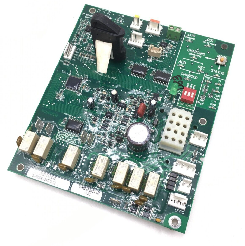 TRANE D154153G03 CNT06103 Outdoor Control V2 Circuit Board used #D83 - $75.00