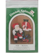 Dream Spinners Pattern #126 Nicholas Pattern-30&quot; Santa &amp; 61/2&quot; Teddy ~ U... - £2.75 GBP