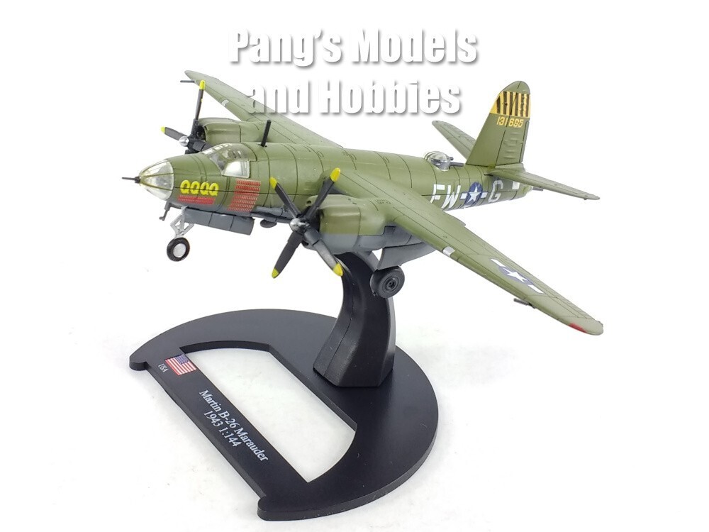 B-26 Marauder &quot;QQQQ&quot; 556th BS 387th BG USAAF 1/144 Scale Diecast Model -... - $38.60