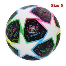 New Football Balls Official Size 5 High Quality Soft PU hine-stitched Outdoor So - £86.88 GBP