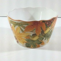 222 Fifth AUTUMN CELEBRATION Series INDIVID. APPETIZER BOWL Fine China P... - £4.34 GBP