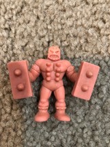 80&#39;s M.U.S.C.L.E. Men Kinnikuman Flesh Color 2&quot; Junkman B Figure #127 Mattel - £3.96 GBP