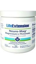 MAKE OFFER! 4 Pack Life Extension Neuro-Mag Magnesium L Threonate Powder image 1
