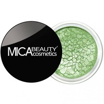 MICA BEAUTY Mineral Eye Shadow Glitter IRIDESCENCE Green Mint Full Size ... - $19.31