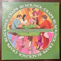Vtg Pleasantime Casino Games 1972 Craps Blackjack #325 Dice Poker Chips - Nice! - £23.60 GBP