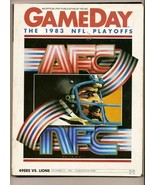 1983 NFL Playoffs Program 49ers Lions - $63.67 CAD