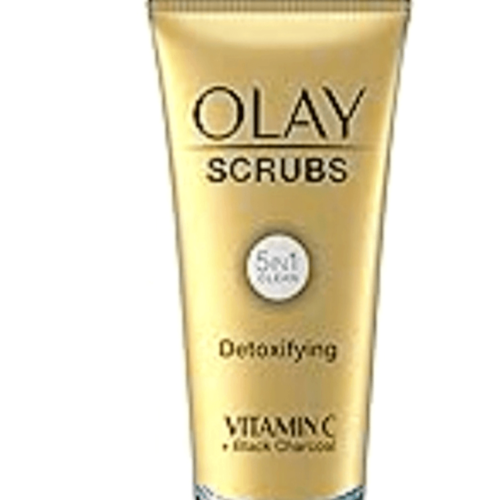 OLAY Charcoal Detoxifying Face Scrub with Vitamin C & Black Charcoal. TWO Tubes - $35.64