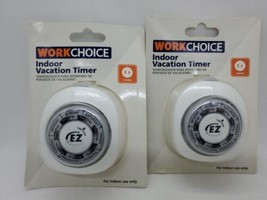 2 Ct WorkChoice 14 Preset On &amp; Off Cycles Per Week 2 Prong Indoor Vacati... - £9.49 GBP