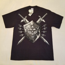 Hot Topic Legend of Zelda Iconic Weapons of Hyrule T Shirt Large - New w... - $30.00