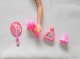 Barbie doll lot mirror hairdryer lipstick perfum bottle accessory vintag... - $9.99