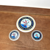 Set of 3 United States Strategic Command Sticker Lot, Vintage - £10.78 GBP