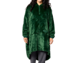 Dream Quarter Zip Wearable Blanket in Dark Green - $38.79
