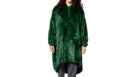 Dream Quarter Zip Wearable Blanket in Dark Green - £30.64 GBP