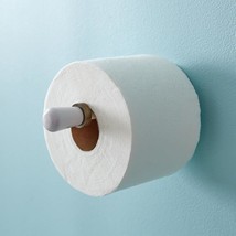 Retro Vintage Inspired White Metal Toilet Paper Holder - Set of 2 - £37.54 GBP