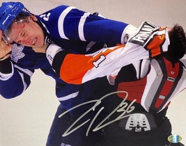 Zac Rinaldo Signed 8x10 Philadelphia Flyers Fight Photo SI - $19.38