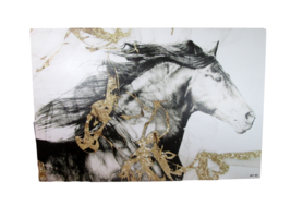 Oliver Gal Wall Art Print Running Horse 45&quot; x 30&quot; Large Size Canvas Signed - £23.73 GBP