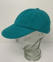 Vintage 80’s Fleece Baseball Cap Retro Teal One Size - $35.59