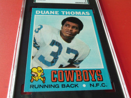 1971 DUANE  THOMAS  ROOKIE #65 TOPPS  SGC 88  NEAR MINT/ MINT 8 COWBOYS ... - £63.79 GBP