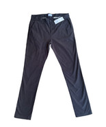 Five Four Men’s Black Wash Slim Pants Size 33x32 Chino Dress Pants NEW W... - $37.77 CAD