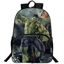 Hulk Banner 3D Printed Knapsacks Unisex Students School Bag Travel Backpack - $23.99