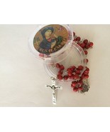 Rosario perfumado con rosa y cruz de Jerusalén, Jesús Rosa Aroma Holylan... - $10.54 CAD
