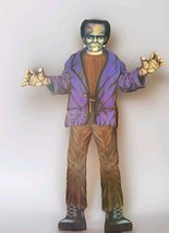 Vtg 1980 Beistle 53” Jointed Die Cut Frankenstein Halloween Decoration USA - £27.16 GBP