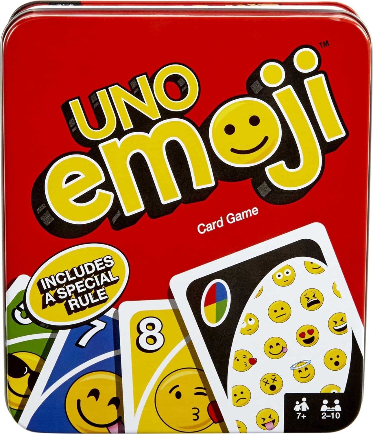 Primary image for UNO Emoji Card Game for Family Night Travel Game with Emoji Graphics Special Rul
