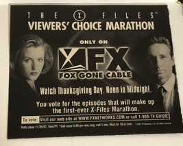 The X-Files Tv Guide Print Ad David Duchovny Gillian Anderson  TPA15 - $5.93