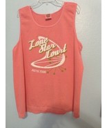 Lone Star Court Austin, Texas Size L Sleeveless Tank Top Shirt Light Red - £4.32 GBP