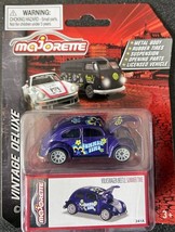 New! Majorette VW Beetle &quot; Summer Time &quot; - Vintage Deluxe Scale 1:64 purple - £9.73 GBP