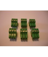 QTY( 6) 3 pin-3.5mm Screw Pluggable Quick Connector-Terminal Block- Phoe... - $277.74 MXN
