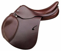 Pro English Monoflap Horse Saddle, A Custom Jumping Saddle 16 INCHES/ All Sizes - $654.23