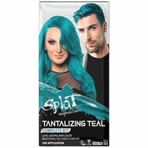 Splat Complete Kit  Tantalizing Teal  Semi-Permanent Teal Hair Dye with Bleach - £13.11 GBP