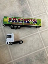 Jack&#39;s Truck Co  1:87 Boley Trucks Semi Diecast Cab + Van Trailer (White... - $25.23