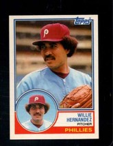 1983 Topps Traded #45 Willie Hernandez Nm Phillies *X97352 - £1.35 GBP